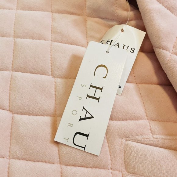CHAUS Women’s Jacket Size Small Ice Pink Soft Thick Quilt Coat - Picture 5 of 14